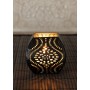 Teelichthalter - Ornament Quadeera - aus Metall - H: 7 x 8 cm