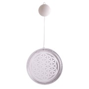 Wanddekoration - LED Licht -  Mandala ca. 47x21 cm - Batteriebetrieben