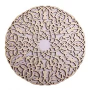 Wanddekoration - Mandala der Leichtigkeit - Birkenholz - ca.22cm