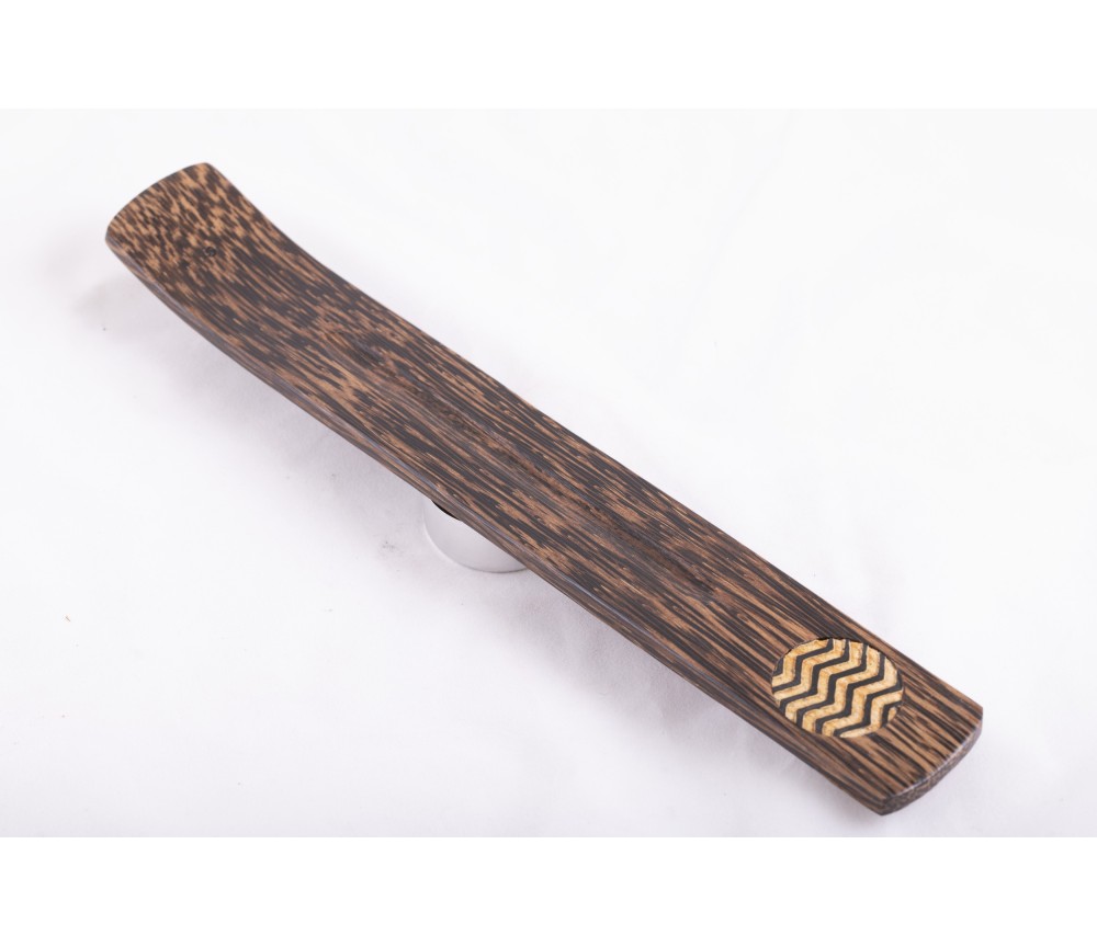 Räucherstäbchenhalter - Welle - Palmholz ca. 26x3,5cm
