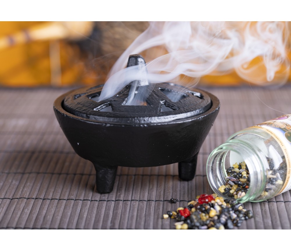Räuchergefäß - Idhril - Gusseisen ca. 8x10,5cm