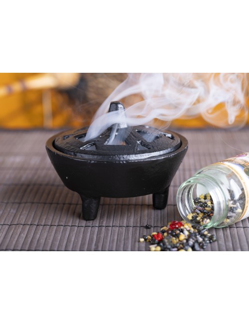 Räuchergefäß - Idhril - Gusseisen ca. 8x10,5cm