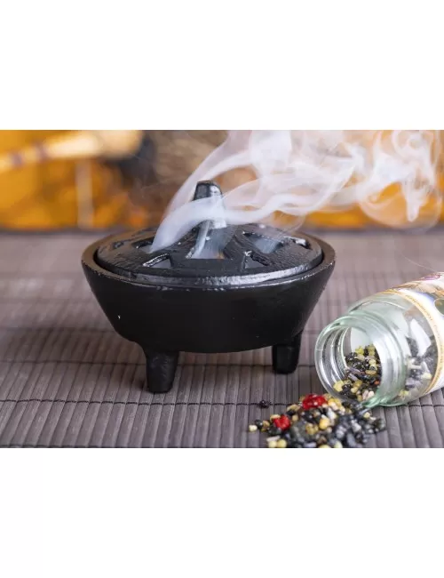 Räuchergefäß - Idhril - Gusseisen ca. 8x10,5cm