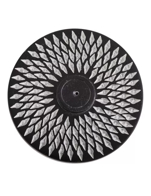 Räucherstäbchenhalter - Black Aster - rund- Speckstein ca. 10cm