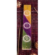 Räucherstäbchenhalter - Happy Sun - bunter Speckstein 25,5x4cm