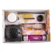 Räucherware - Energetische Hausreinigung- 9 tlg. Set inkl. Räuchergefäß