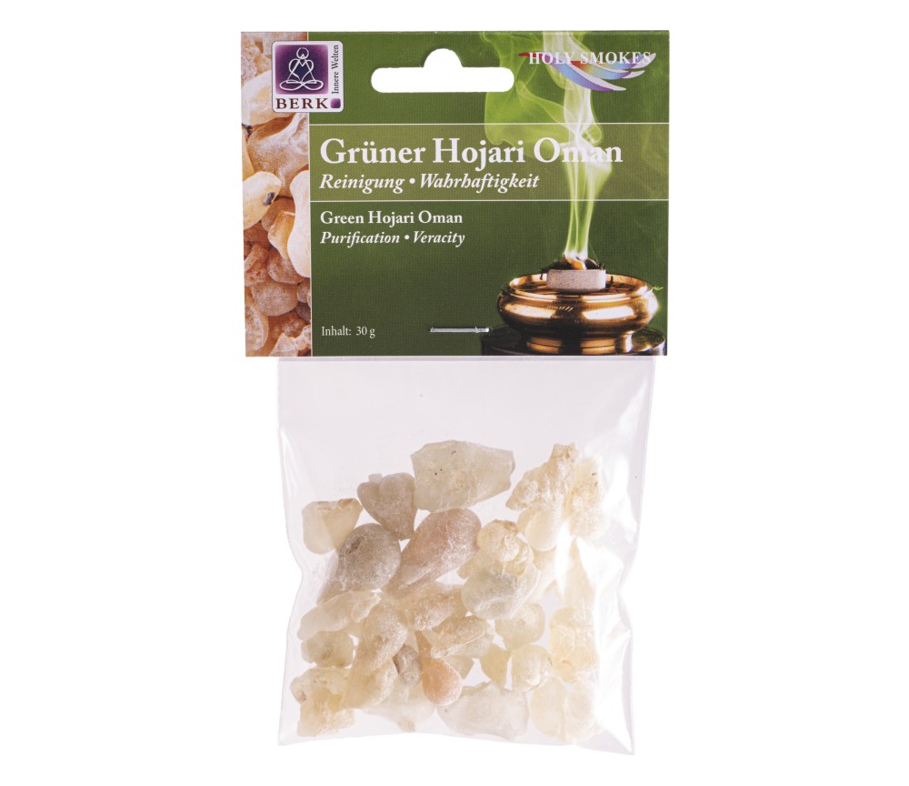 Holy Smokes - Räucherwerk in Tüten - Grüner Hojari Oman - 30g
