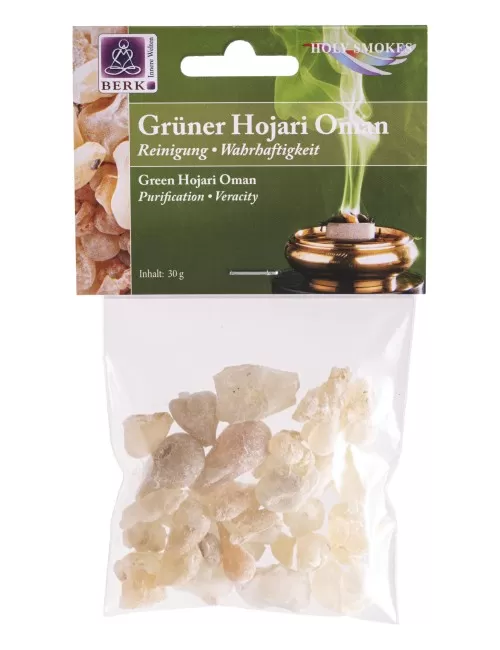 Holy Smokes - Räucherwerk in Tüten - Grüner Hojari Oman - 30g