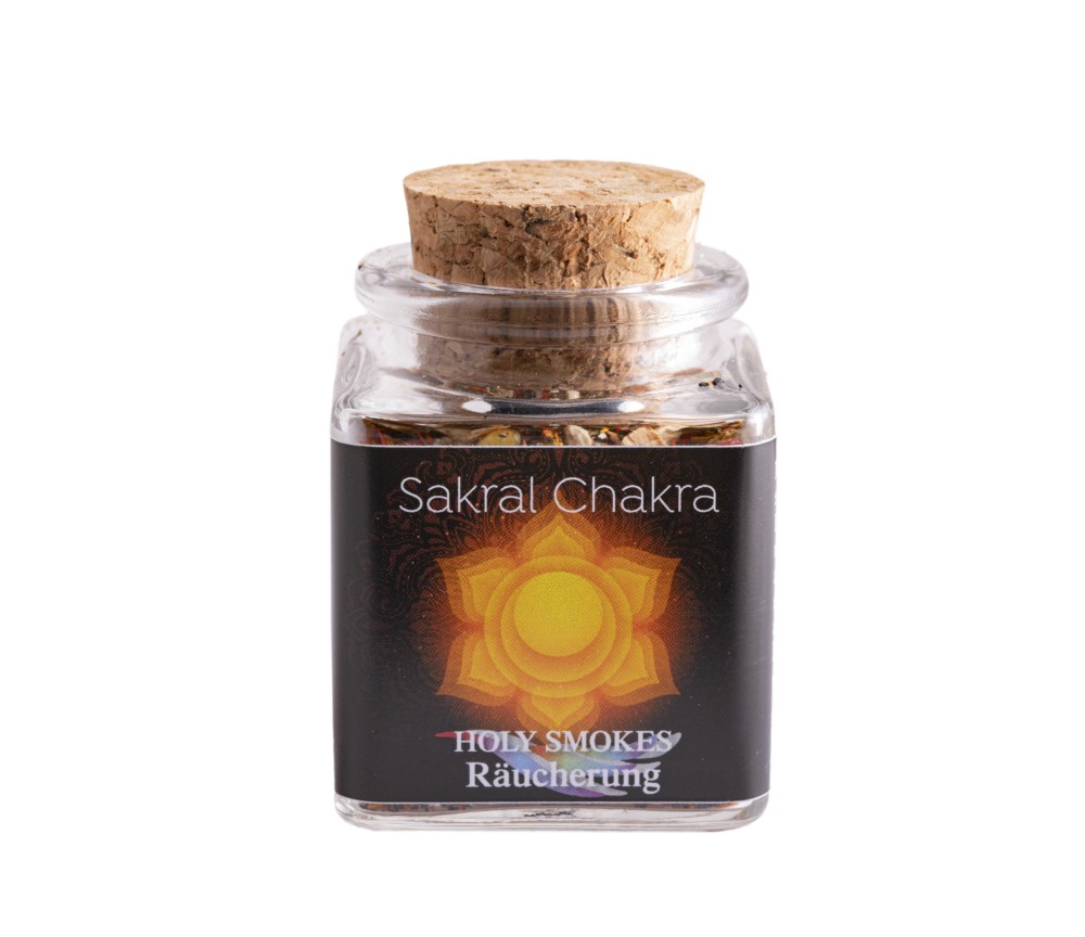 Holy Smokes - Räuchermischung - Chakra - Sakralcharka - 50 ml