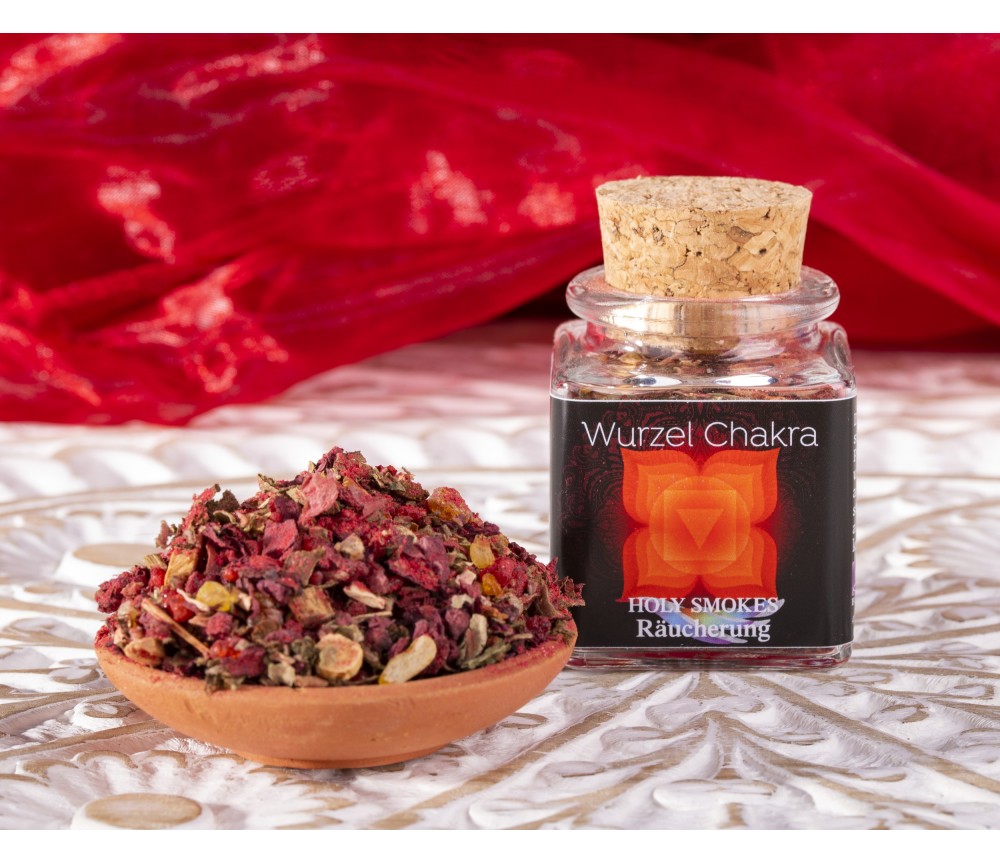 Holy Smokes - Räuchermischung - Chakra - Wurzelchakra - 50 ml