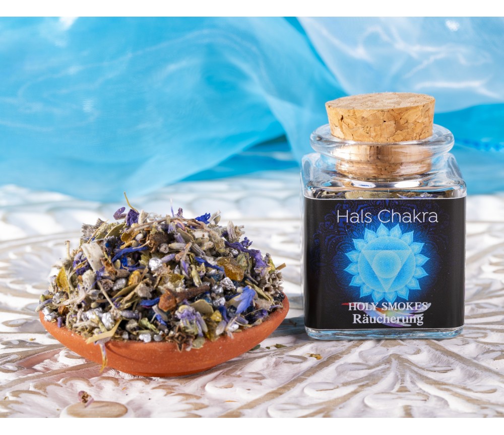 Holy Smokes - Räuchermischung - Chakra - Halschakra - 50 ml