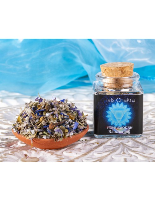 Holy Smokes - Räuchermischung - Chakra - Halschakra - 50 ml
