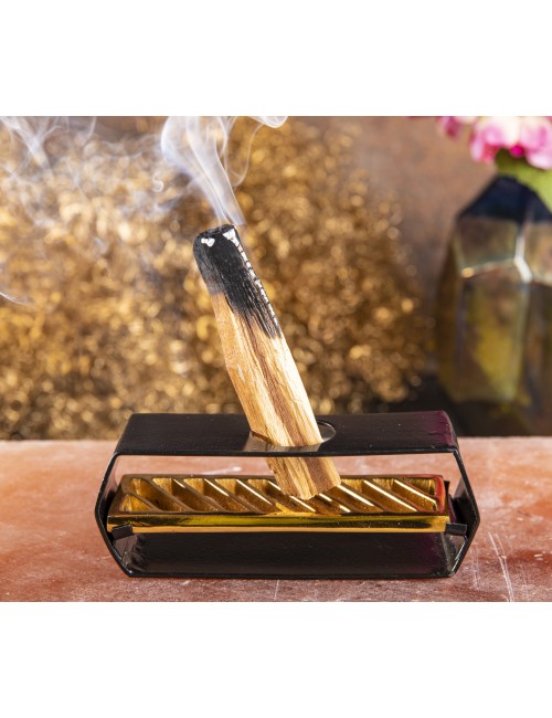 Räucherstäbchenhalter für Palo Santo Sticks - Metall - 13,5x4x5cm