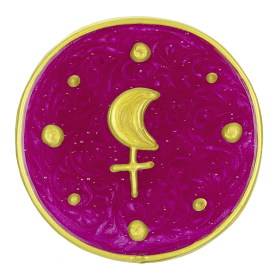 Ingrid Auer - Planetensymbol Lilith - Handgefertigtes Symbol - Transparentfolie