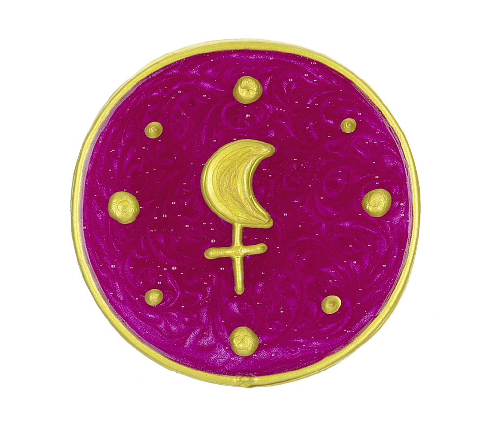 Ingrid Auer - Planetensymbol Lilith - Handgefertigtes Symbol - Transparentfolie