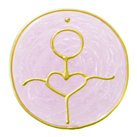 Ingrid Auer - Planetensymbol Venus - Handgefertigtes Symbol - Transparentfolie