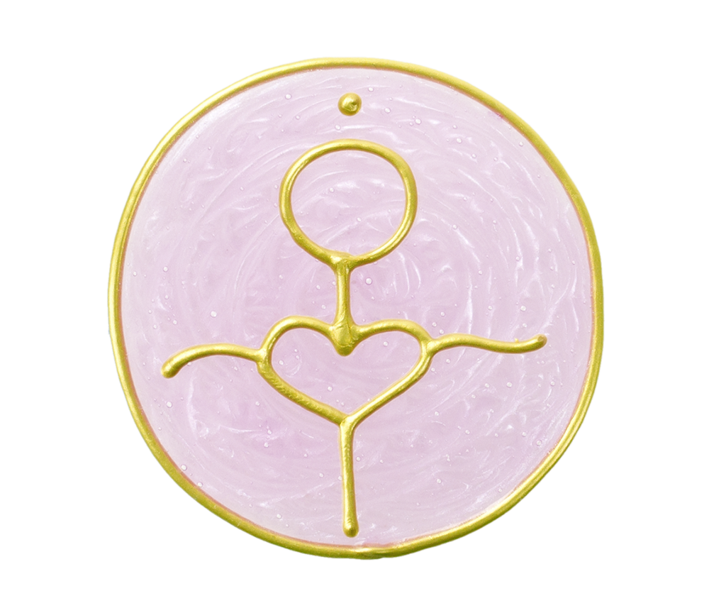 Ingrid Auer - Planetensymbol Venus - Handgefertigtes Symbol - Transparentfolie