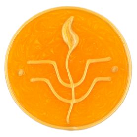 Ingrid Auer - Planetensymbol Vesta - Handgefertigtes Symbol - Transparentfolie