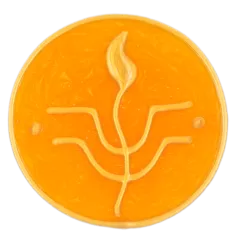 Ingrid Auer - Planetensymbol Vesta - Handgefertigtes Symbol - Transparentfolie