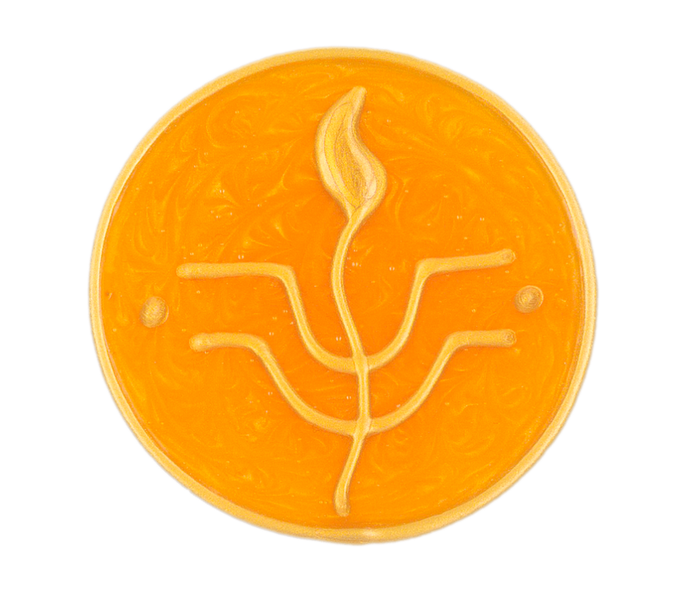 Ingrid Auer - Planetensymbol Vesta - Handgefertigtes Symbol - Transparentfolie