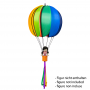 CIM - Balloon Windspiele - SATORN BALLOON GLOBE Rainbow - 10farbig - 23cm
