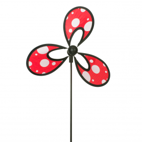 CIM - Windspiel - Segeltuch - Little Flower DOTS - 28cm