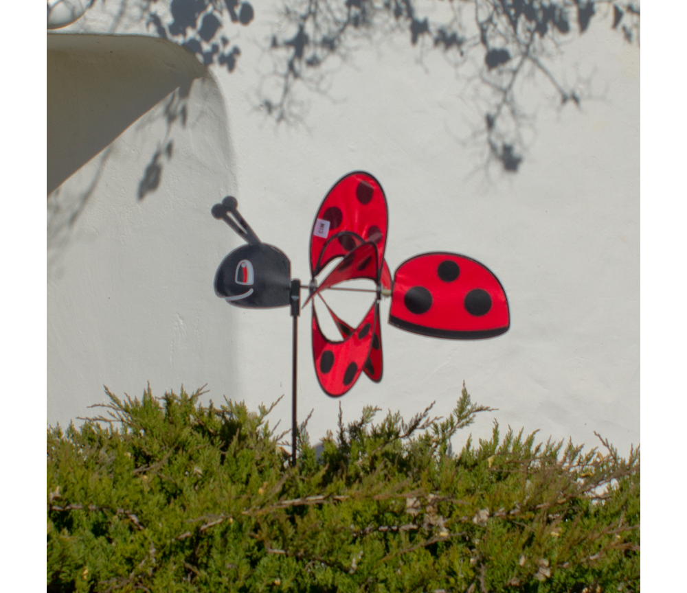 CIM - Windspiel - Tiere - Magic LADYBIRD -fliegender Marienkäfer - 38cm