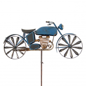 CIM - Windrad - Motorcycle BLUE - 2 x 14 cm
