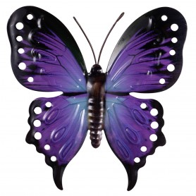 CIM - Wanddeko Metall Butterfly LAVENDEL - 22 x 21 cm