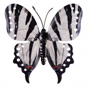 CIM - Wanddeko Metall Butterfly ZEBRA - 22 x 21 cm