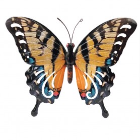 CIM - Wanddeko Metall Butterfly SWALLOWTAIL - 37 x 25 cm