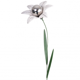 CIM - Gartenstecker - Blume - MIRROR Goldstern L - 17,5 x 8 x 136 cm