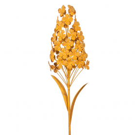 CIM - Gartenstecker - Edelrost - Blume 3D - Hyazinthe - 13 x 100 cm