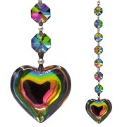 Hängende Dekoration - Fengshui - Fensterdekoration - Kristall - Regenbogen - Herz