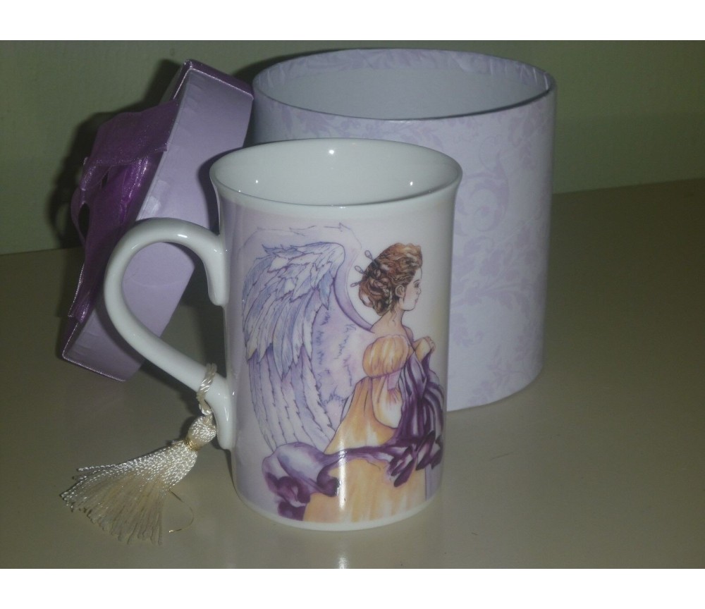 Angelstar - Porzellantasse - Engel der Würde - in Geschenkbox
