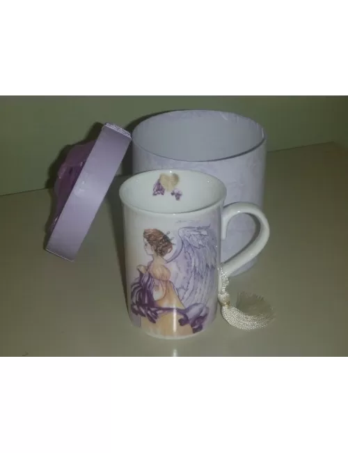 Angelstar - Porzellantasse - Engel der Würde - in Geschenkbox