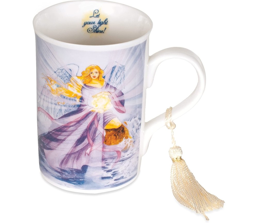 Angelstar - Porzellantasse - Engel des Lichts - in Geschenkbox
