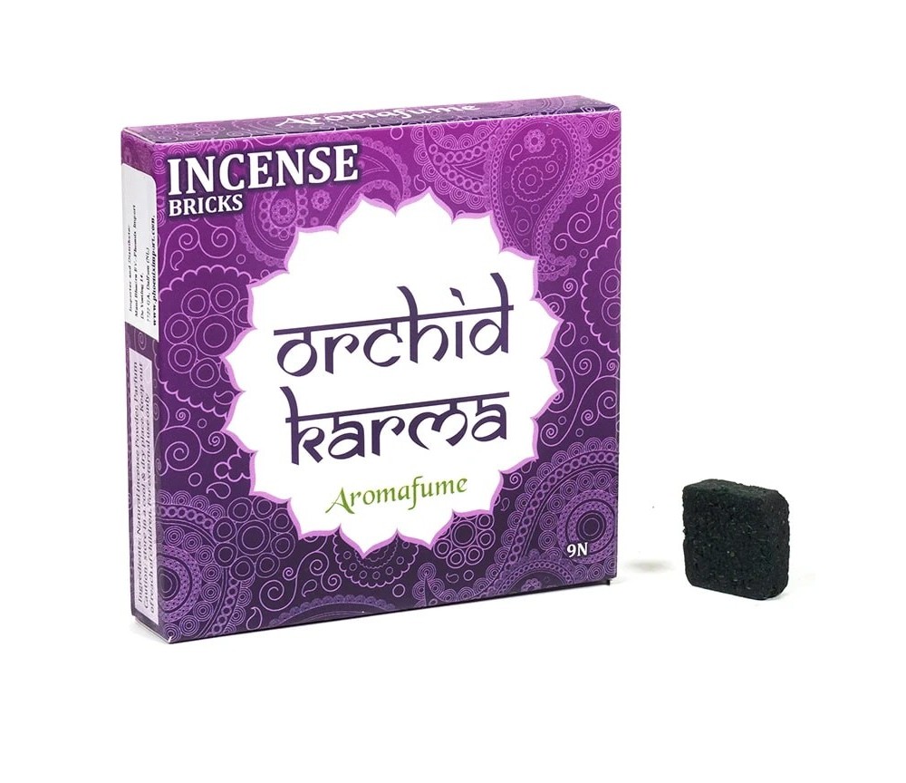 Aromafume - Weihrauchblöcke - Orchid Karma - 9 Stück Packung ca. 40gr