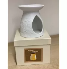 Aromalampe & Duftlampe - Engel - Porzellan weiß - ca. 12x10cm