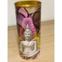 Kerze - Dosenform - Buddha - ca. 14x6 cm - 62 Std. Brenndauer