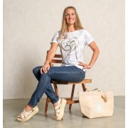 Spirit of OM - Shirt OM Time - weiß/gold