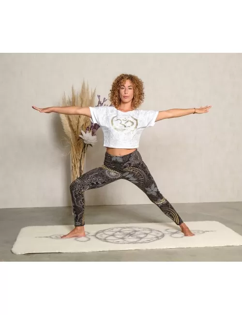 Spirit of OM - Shirt OM Time - weiß/gold