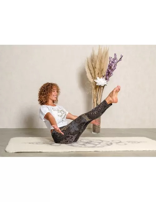 Spirit of OM - Shirt OM Time - weiß/gold