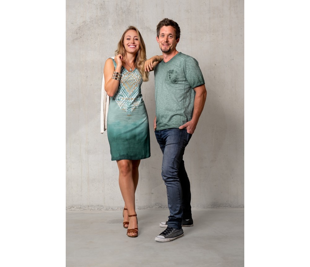 Spirit of OM - Kleid Bakti - green/smaragd