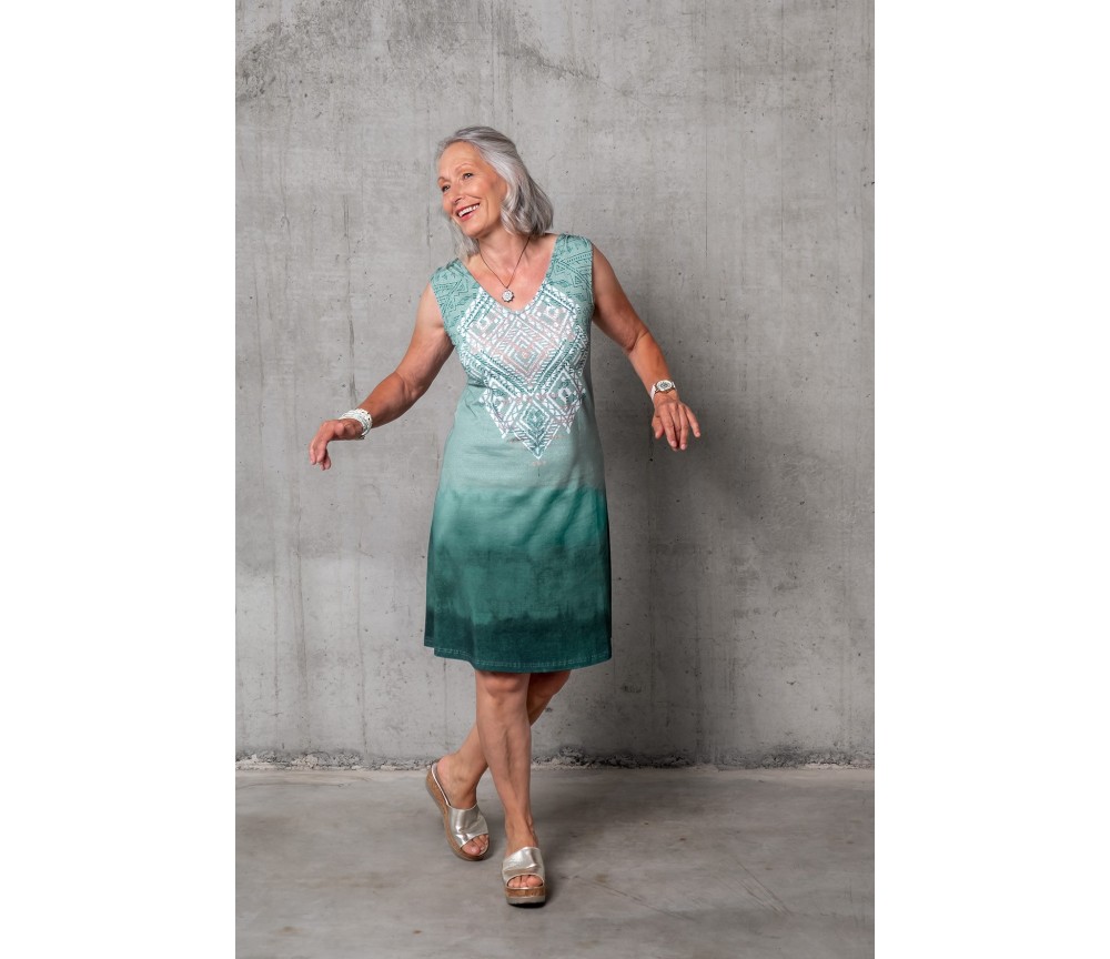 Spirit of OM - Kleid Bakti - green/smaragd