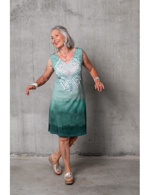 Spirit of OM - Kleid Bakti - green/smaragd