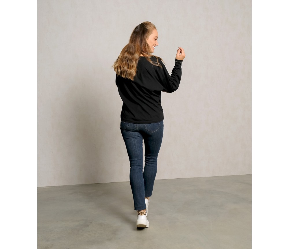 Spirit of OM - Oversize Shirt Motivation - schwarz