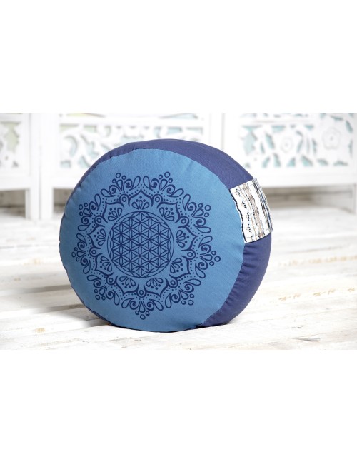 Spirit of OM - Meditationskissen - azur / ozeanblau