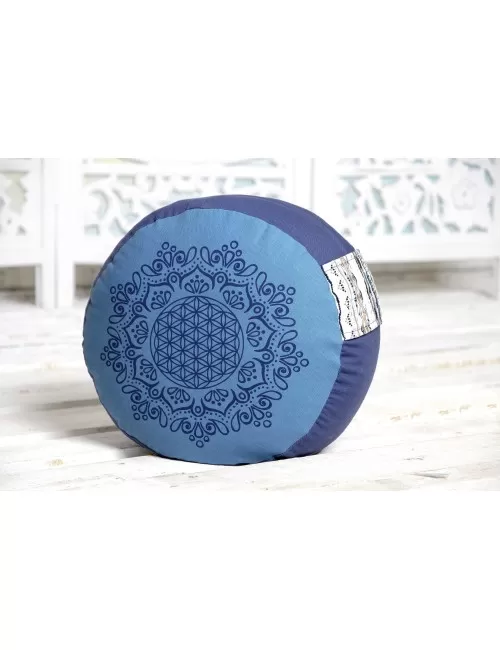 Spirit of OM - Meditationskissen - azur / ozeanblau