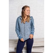 Spirit of OM - Sweatjacke women - jeansblau